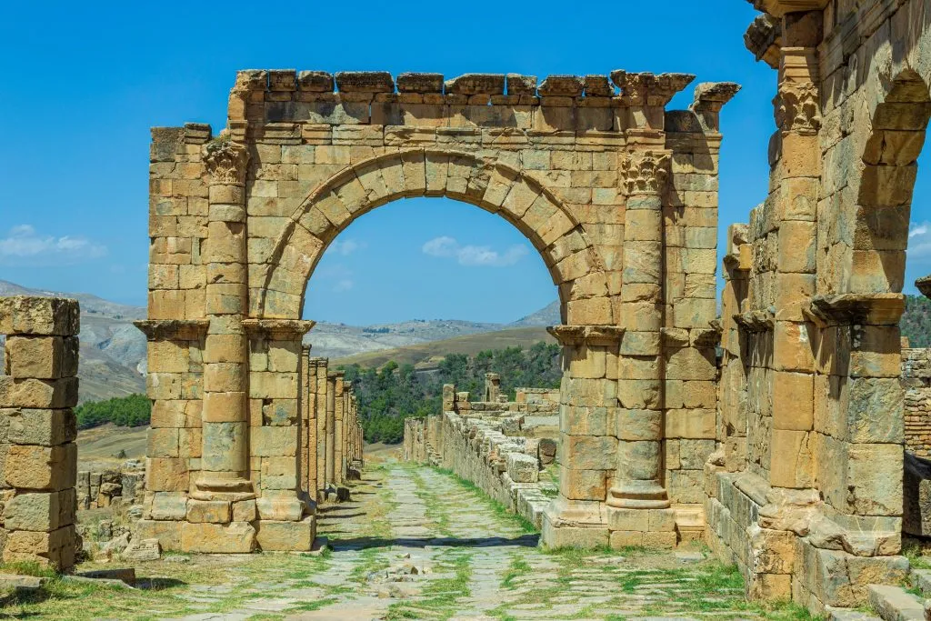 Arc,That,Leads,To,The,Cardo,Located,At,The,End